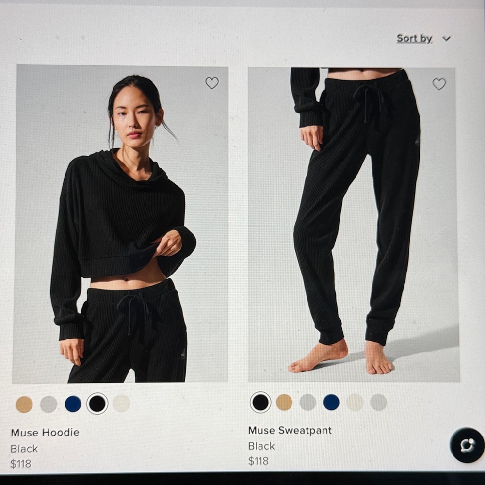 Alo : Muse Hoodie and Sweatpants Set (Limited Color) - Picture 3 of 3